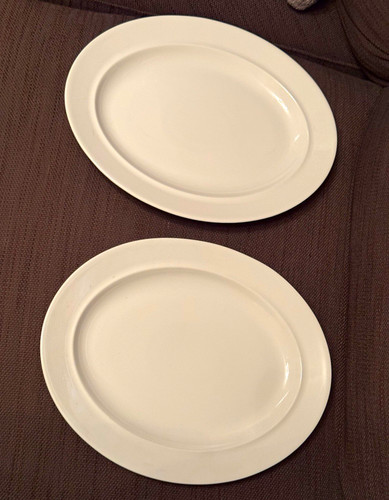 Alessi white oval ceramic - alessi,