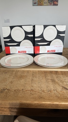 Alessi dinner plates bnib - alessi, x