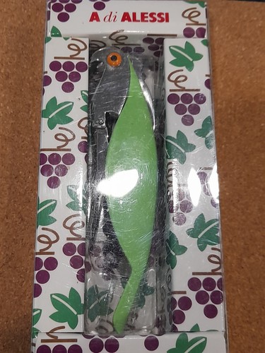 Alessi parrot corkscrew - alessi,