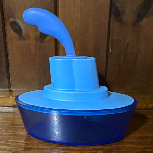 Alessi blue plastic oval - alessi,
