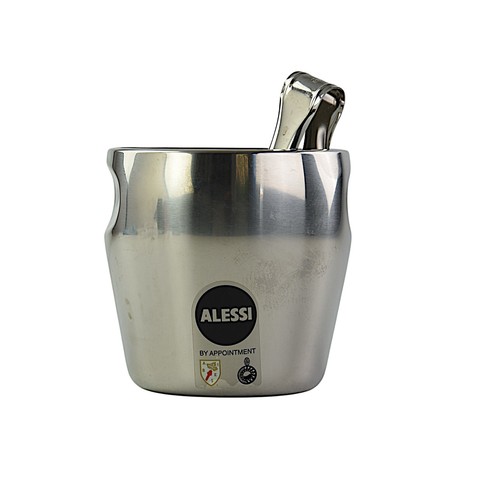 Alessi ice bucket - ice, tongs