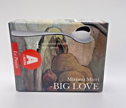 Alessi big love coffee spoons - love,